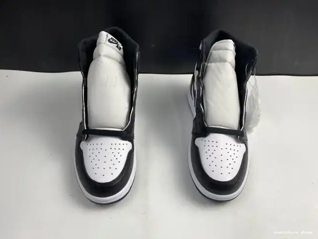 Cheap (2014) Retro Jordan Black White 555088-010 Air 1 0429